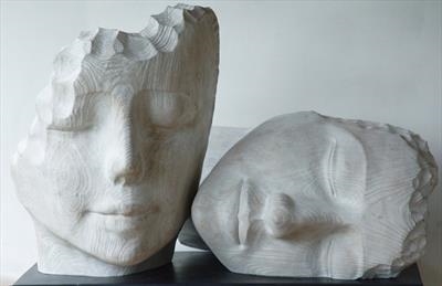 Jilly Sutton RSS: Two Dreamers by Jilly Sutton: Head Sculptures