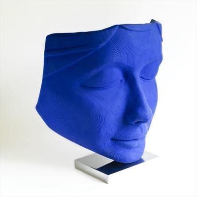Jilly Sutton RSS: Blue Ponderer by Jilly Sutton: Head Sculptures